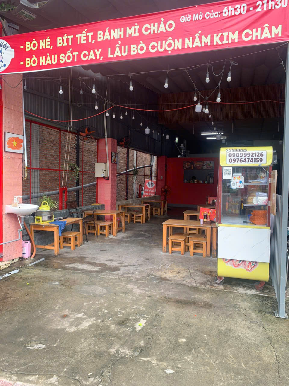  CHÍNH CHỦ CẦN CHO THUÊ MĂT BẰNG HOẶC SANG TOÀN BỘ QUÁN BÒ NÉ TẠI P.6 - TP.TÂN AN - LONG AN. 