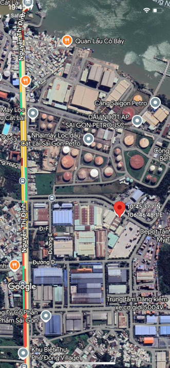  Cho thuê kho, nhà xưởng 2959m2 tại KCN Cát Lái, 130 triệu, Q2, HCM 