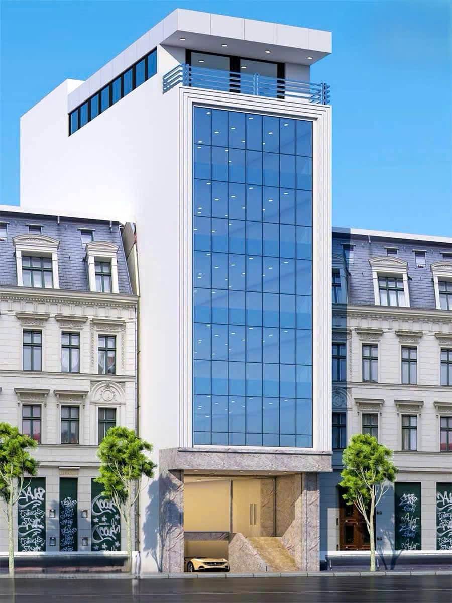  BÁN TÒA NHÀ VP HOÀNG CẦU, ĐỐNG ĐA - 112M x 9T THANG MÁY - Ô TÔ TRÁNH - KINH DOANH 