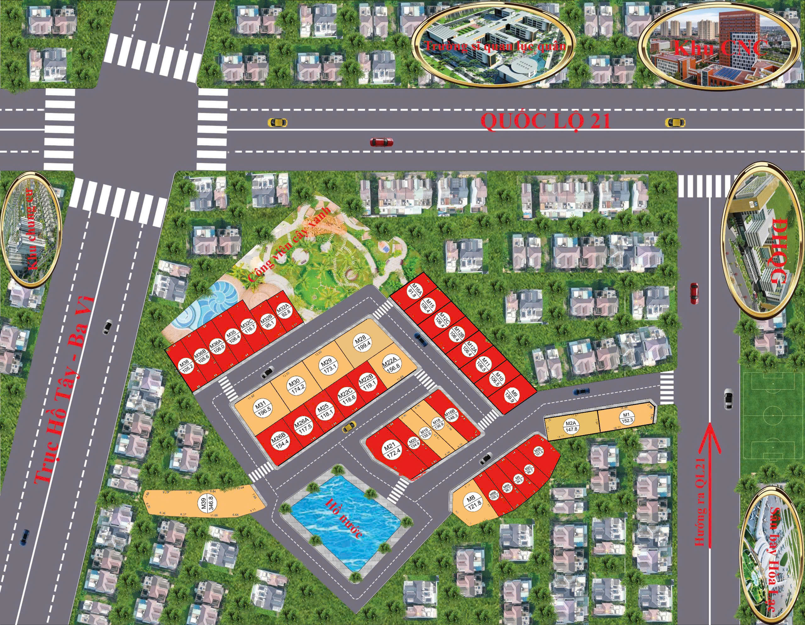  Bán đất nền Láng Hòa Lạc 100m2 giá 2.35 tỷ – gần chợ, trường học, pháp lý rõ ràng  Nguyễn Hùng BĐS - 0989333012 