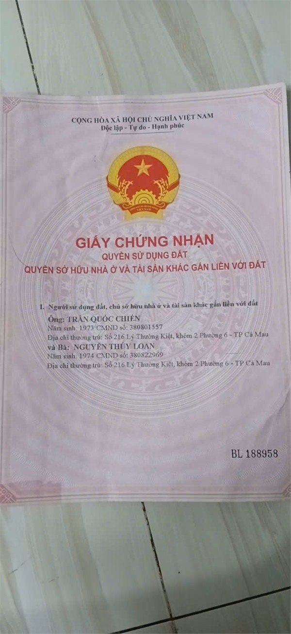  ĐẤT ĐẸP - GIÁ RẺ - Chính Chủ Bán Nhanh Lô Đất 2 Mặt Tiền Tại Phường 6, TP CÀ MAU 