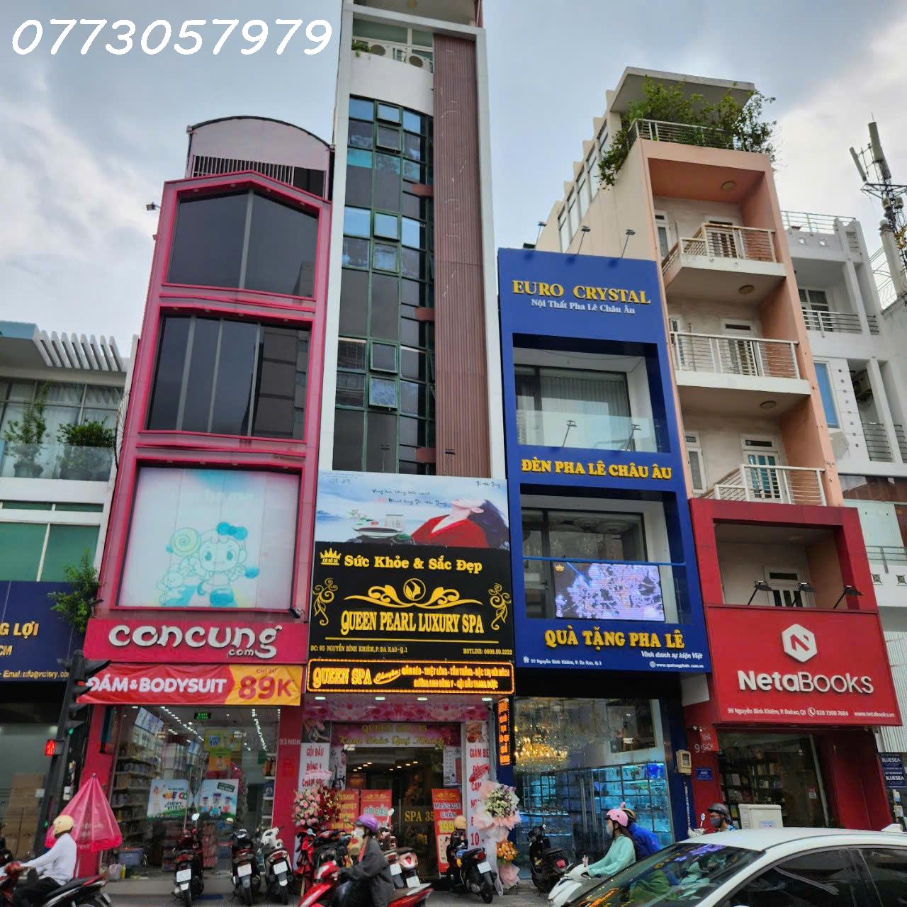  TÒA NHÀ 6 TẦNG THANG MÁY NGUYỄN BỈNH KHIÊM, Q1. 5x20M,HĐ THUÊ 70TR BÁN 38TỶ 