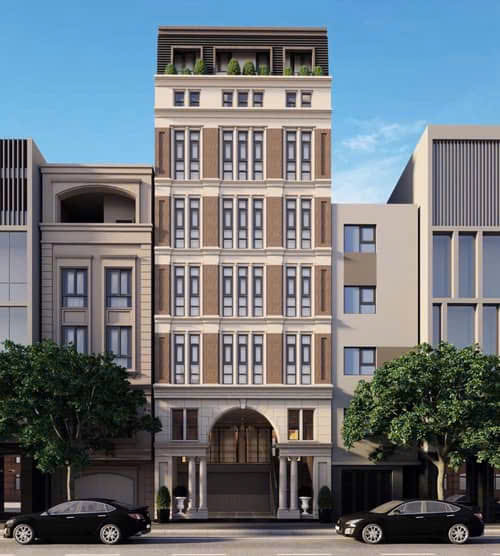  BÁN NHÀ HOÀNG HOA THÁM 295M 8 TẦNG THANG MÁY Ô TÔ TẢI TRÁNH DT 5 TỶ  GIÁ 150 TỶ 0336212066 