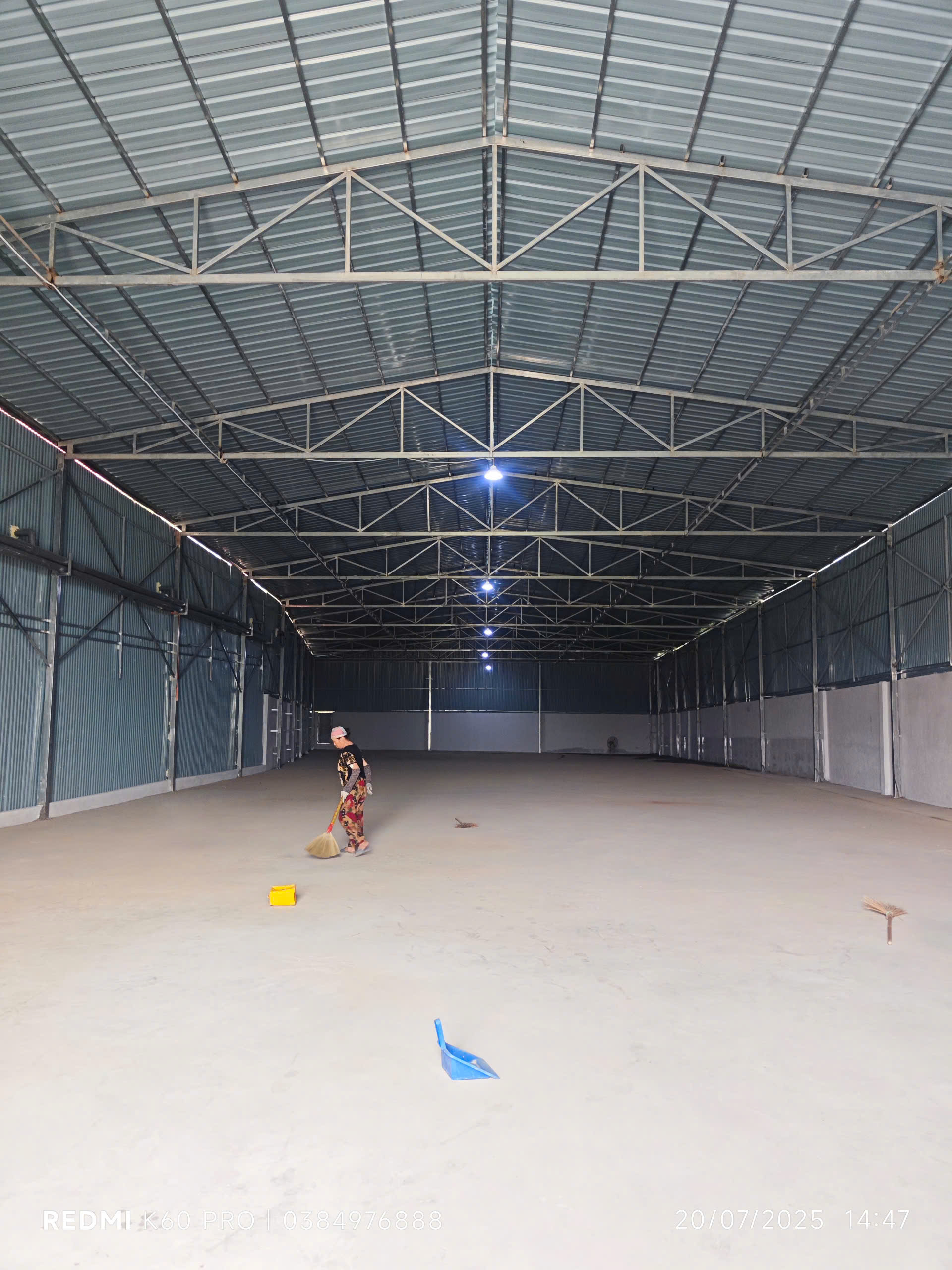  - Cho thuê nhà xưởng gần KCN Quế Võ 1 - Bắc Ninh 
Diện tích: 1200m2 