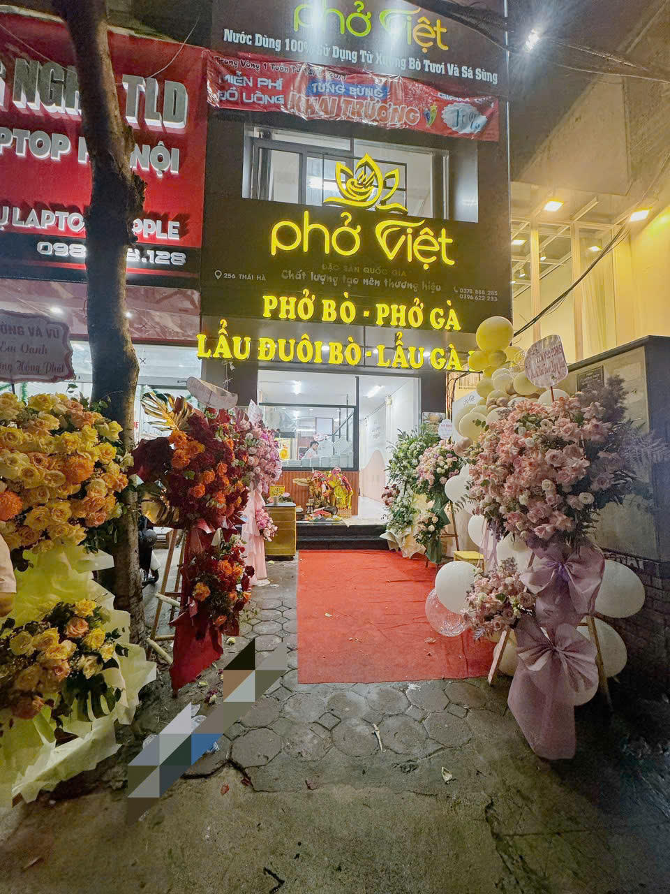  SANG NHƯỢNG CỬA HÀNG ĂN UỐNG VỊ TRÍ ĐẮC ĐỊA TẠI PHỐ THÁI HÀ , LÁNG HẠ, ĐỐNG ĐA , HÀ NỘI 