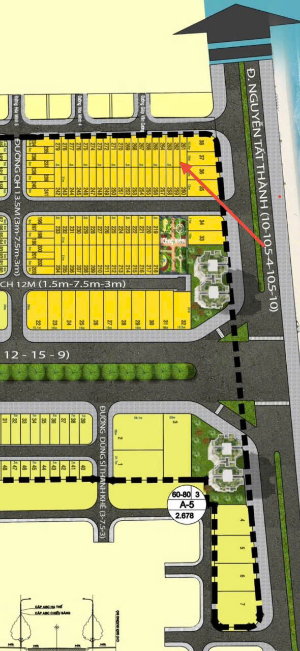  – BÁN ĐẤT 113,5m² tặng dãy trọ 6 phòng, MT đường 7m5 Ngô Thế Lân, sau Bến Xe, Hoà An, Cẩm Lệ, Đà Nẵng 