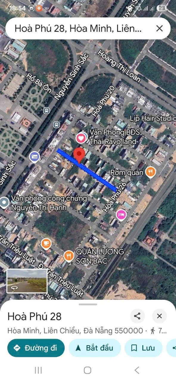  Bá.n đất đường Hòa Minh 28 – còn 1 lô duy nhất 