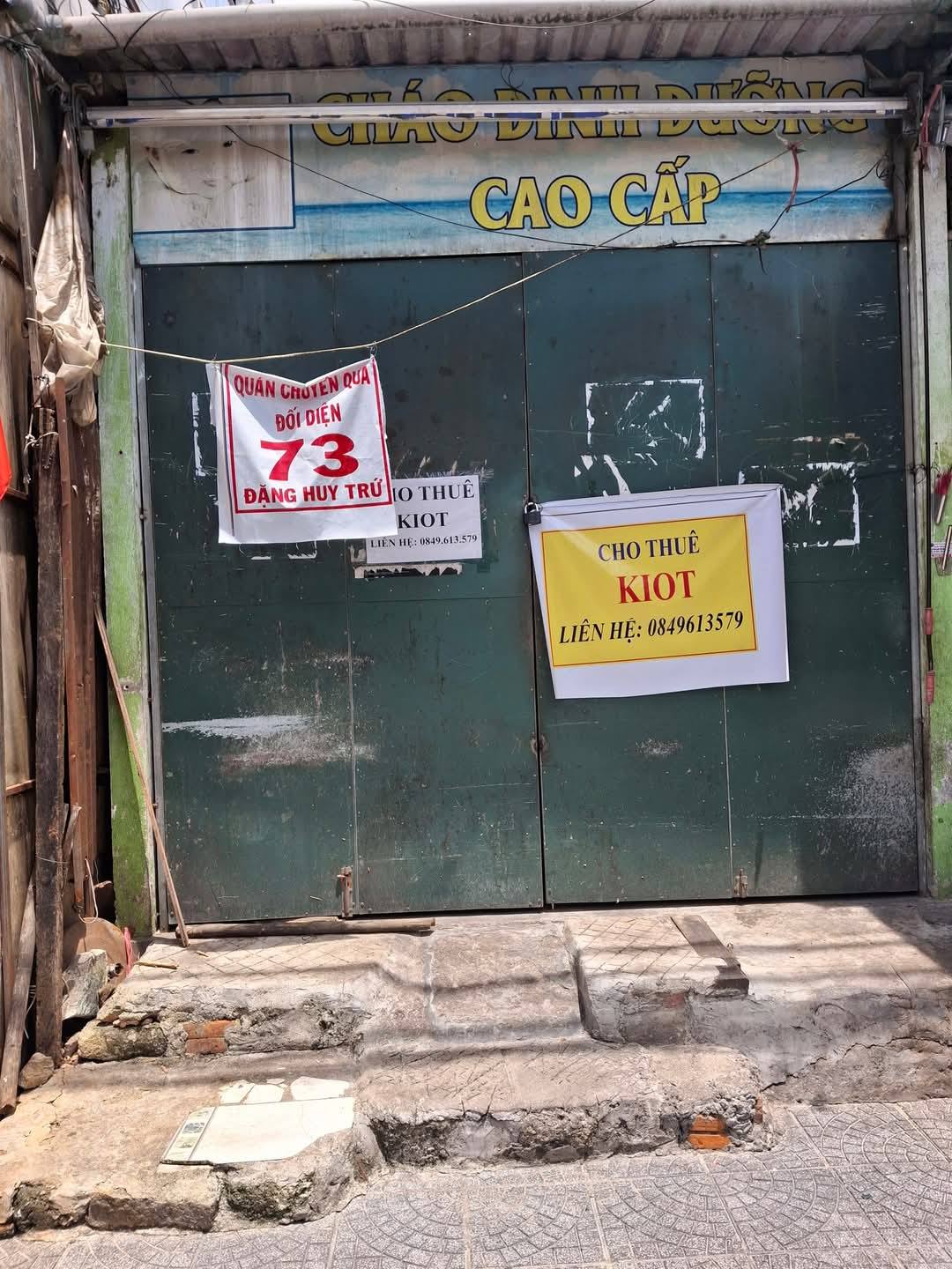  Cho thuê mặt bằng tại số 70 Đặng Huy Trứ, Thành Phố Huế. 