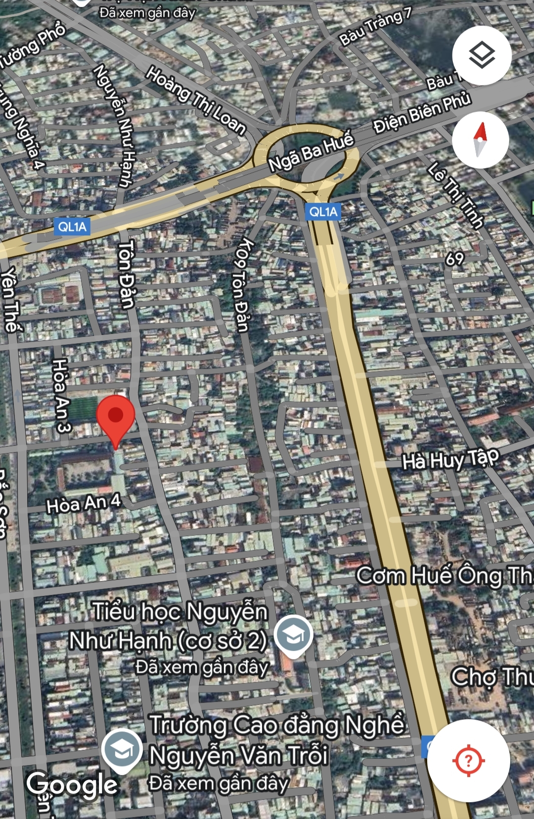  Bán Đất 2 mặt kiệt Tôn Đản – Gần Cầu vượt Ngã 3 Huế – Hoà An, Cẩm Lệ, Đà Nẵng. 