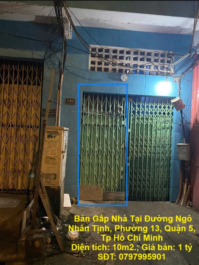  NHÀ CHÍNH CHỦ - GIÁ TỐT - Chính Chủ Bán Gấp Nhà Tại Phường 13, Quận 5, Tp Hồ Chí Minh 