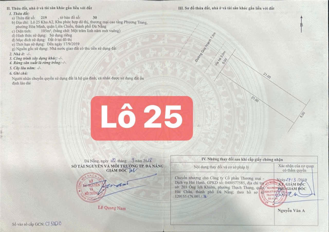  Chào bán cặp đất đẹp khu E kim Long. Đường Hoà Phú 27 