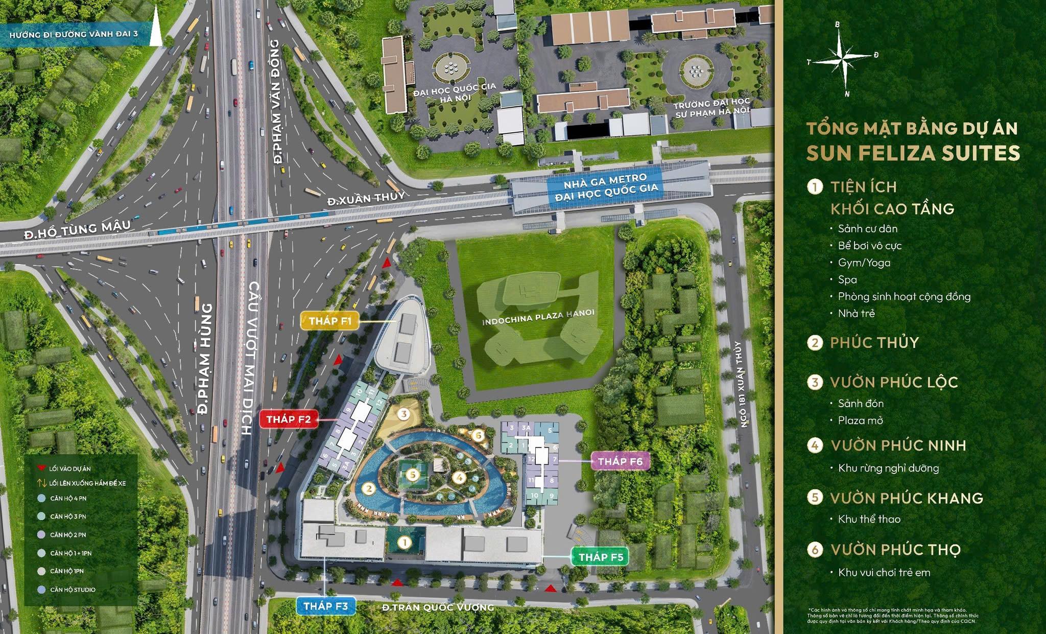  SUN FELIZA SUITES – BIỂU TƯỢNG THƯỢNG LƯU GIỮA LÒNG HÀ NỘI 