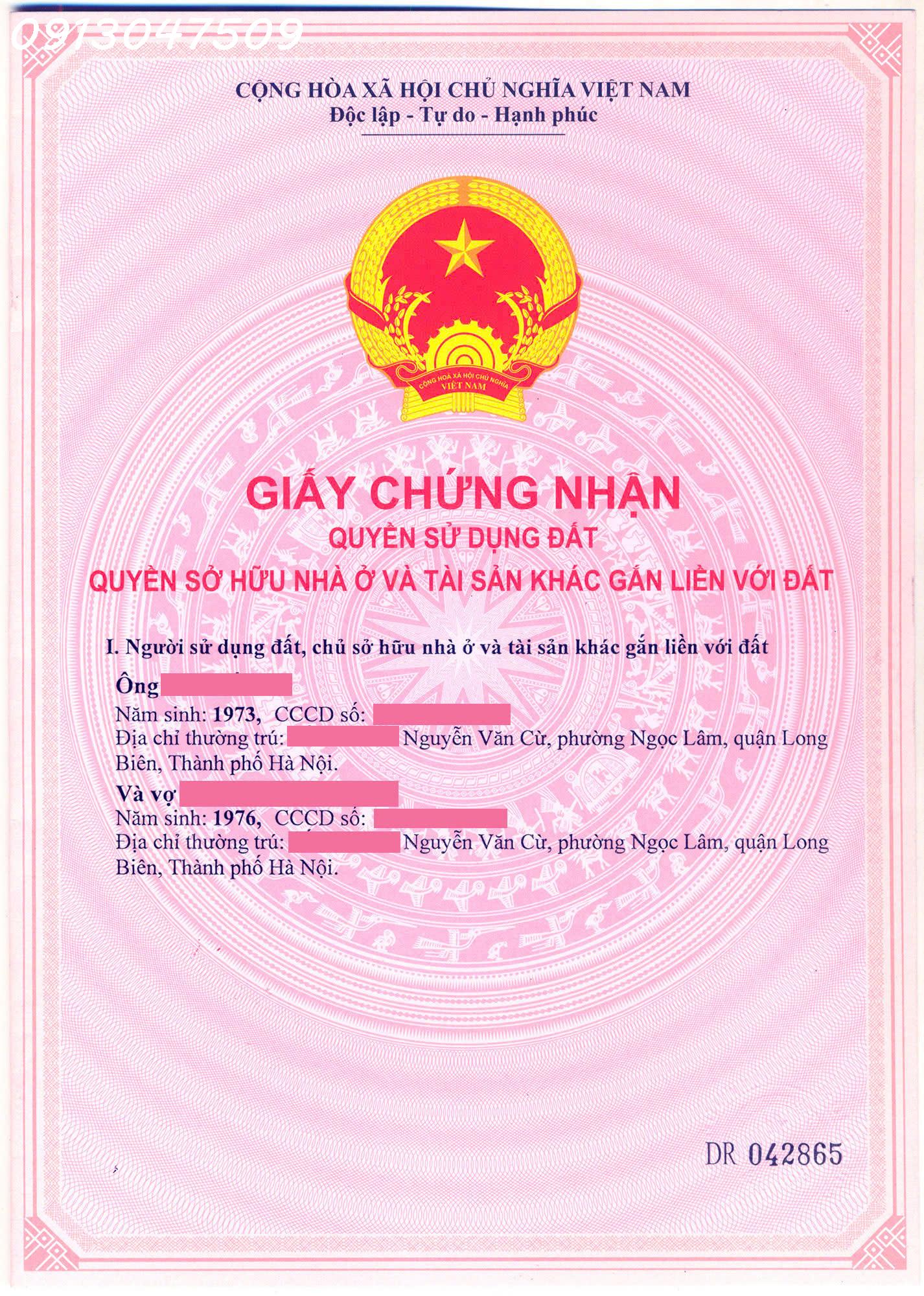  Siêu phẩm hai lô đất + nhà ở sát nhau tại phường Bồ Đề (phường Ngọc Thụy, Long Biên cũ ) 