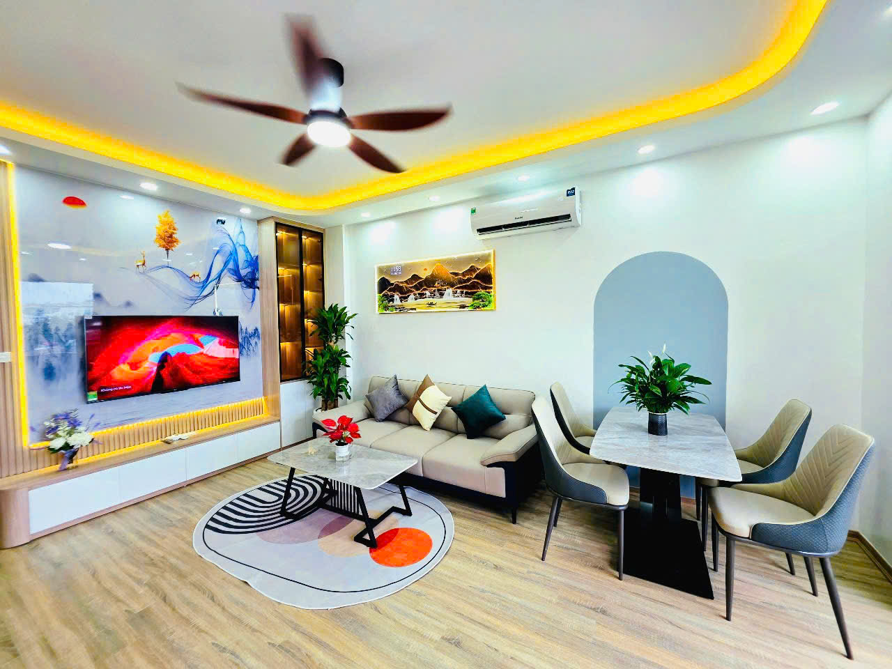  Bán căn hộ chung cư CT4A2 Bắc Linh Đàm, 78m2 3 ngủ căn góc view đẹp full NT, giá chỉ 5.3x tỷ 