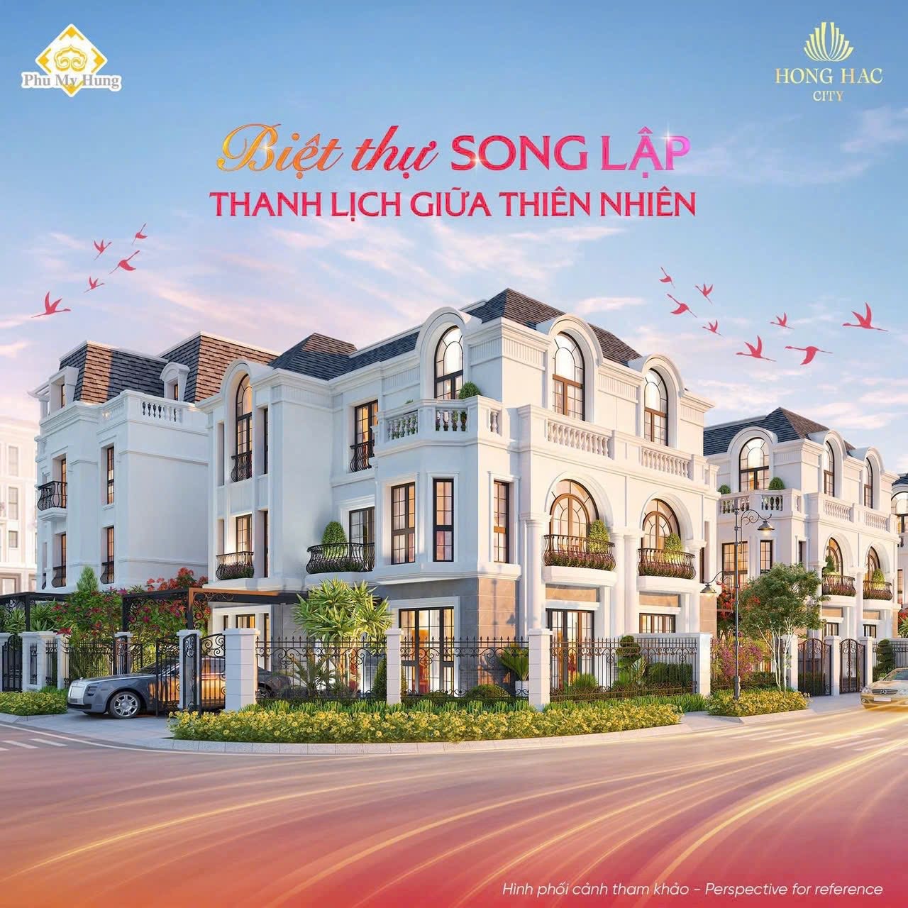  BÁN BIỆT THỰ SONG LẬP HỒNG HẠC CITY PHÚ MỸ HƯNG – SỐ LƯỢNG GIỚI HẠN 0901323786 