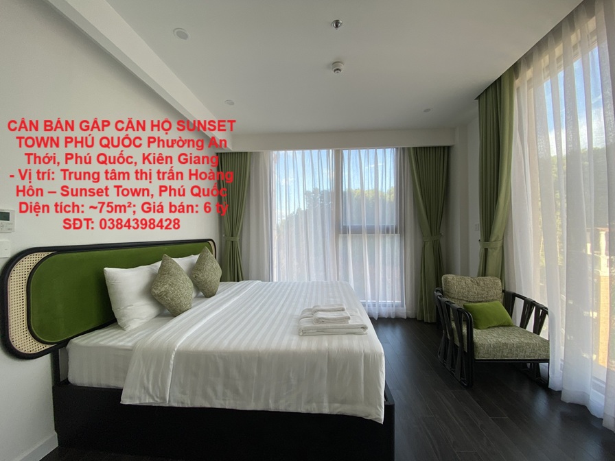  CẦN BÁN GẤP CĂN HỘ SUNSET TOWN PHÚ QUỐC - CĂN GỐC 2 VIEW Biển VÀ Đồi, GIÁ TỐT NHẤT THỊ TRƯỜNG 