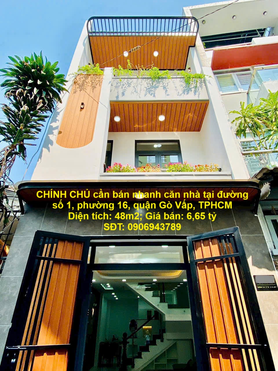  NHÀ VỊ TRÍ ĐẸP - GIÁ CHIA LỘC CHÍNH CHỦ cần bán nhanh căn nhà tại quận Gò Vấp, TPHCM 