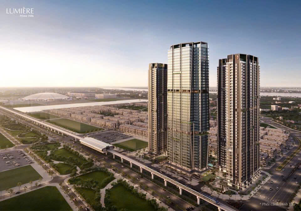  Căn hộ-Cao Cấp Lumiere Prime Hills -MASTERI -Cổ loa- Tòa 5 Sao Đẳng Cấp Nhất Vinhomes Global Gate. Cạnh Ngay Ga Metro (sau này) 