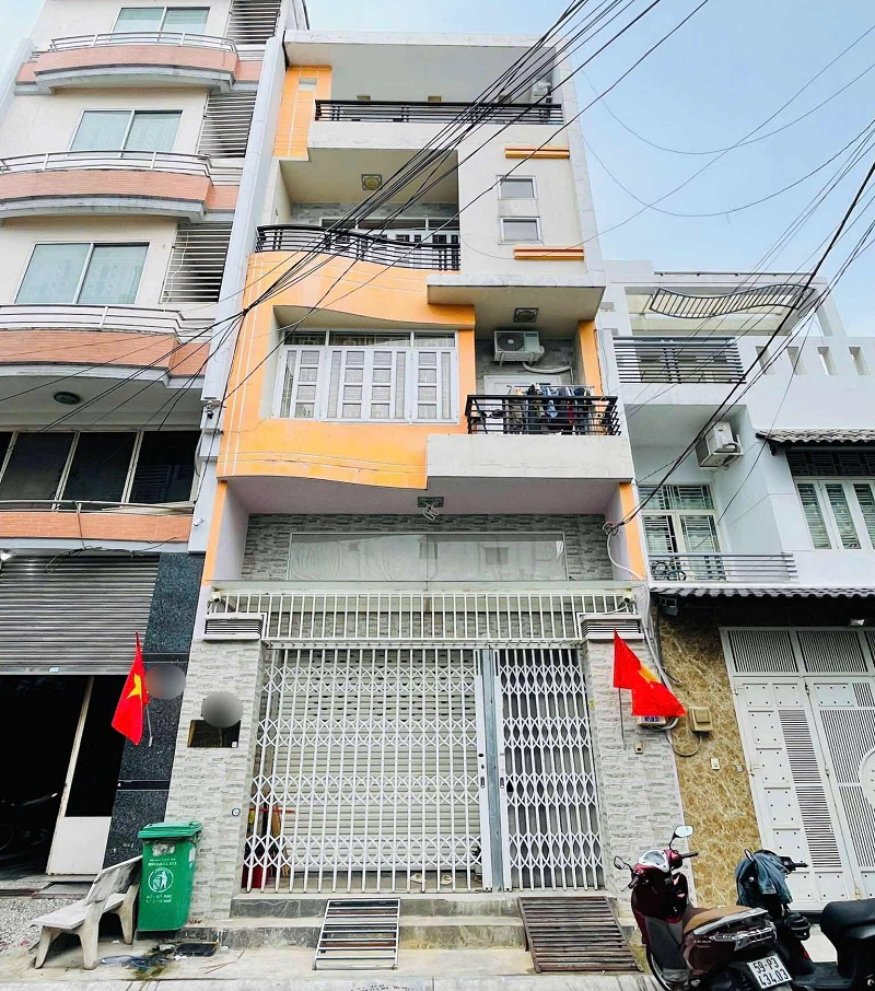  Bán nhà HXH Nguyễn Thái Bình, P12, Tân Bình, 86m2, 5 tầng, nở hậu, giá rẻ 