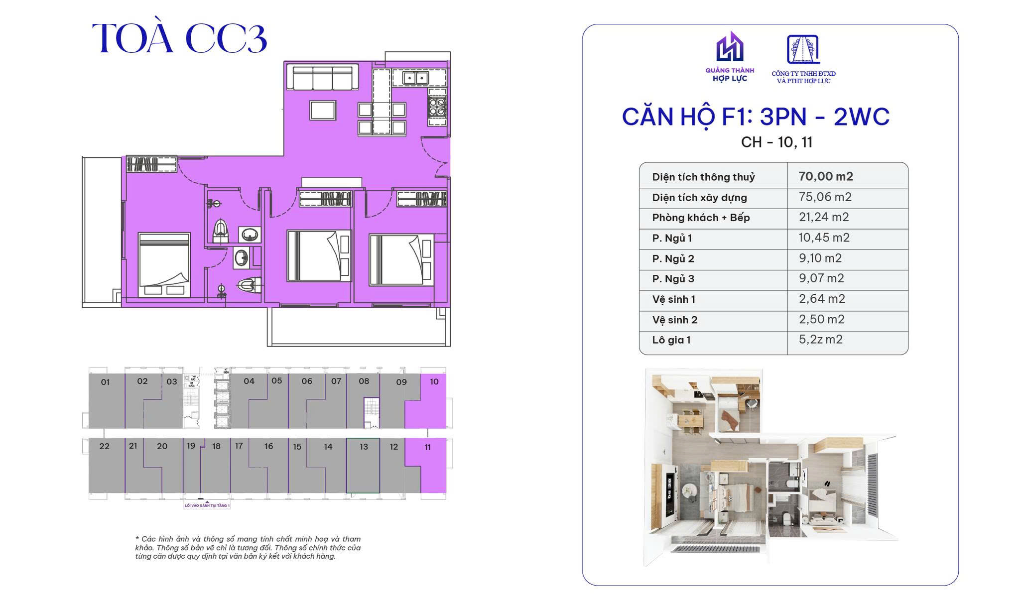  Căn hộ 3 ngủ tại chung cư Quảng Thành - Thành phố Thanh Hóa 
