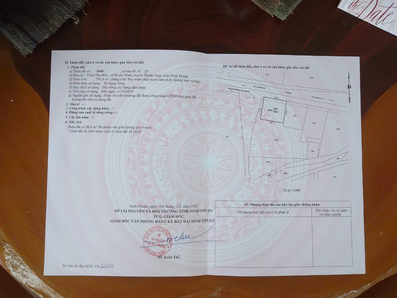  HOT !!! ĐẤT ĐẸP  - GIÁ TỐT CHính chủ bán lô đất Đẹp Tại Xã Phước Ninh, Thuận Nam ,Ninh Thuận 