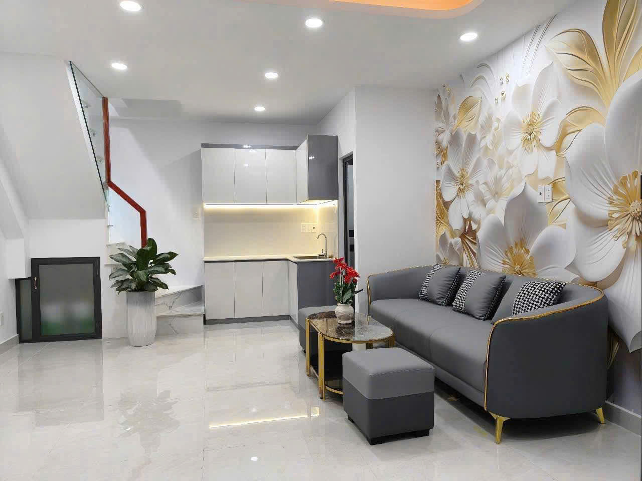  4.68 tỷ Nhà mới vị trí đẹp cách mặt tiền 2 căn 2lầu/ST BTCT Hưng Phú P9Q8 