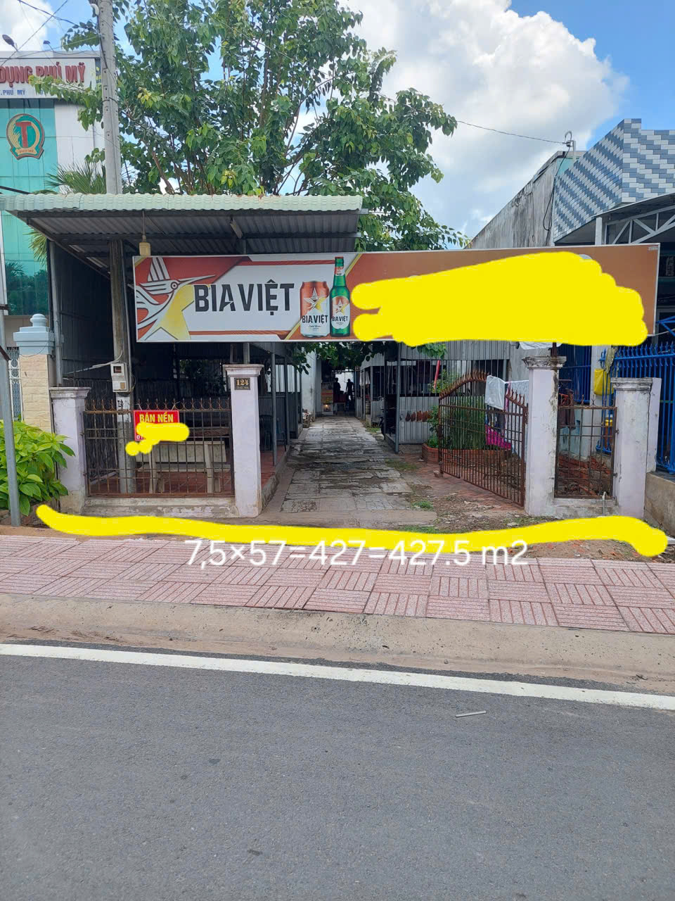  Chính Chủ Bán Nhà 435m2 Mặt Tiền Đường Tôn Đức Thắng, TT Phú Mỹ, Phú Tân, An Giang 