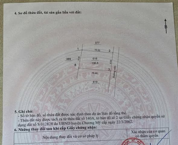  136,6m phú vinh-phú nghĩa-chương mỹ-hà nội 