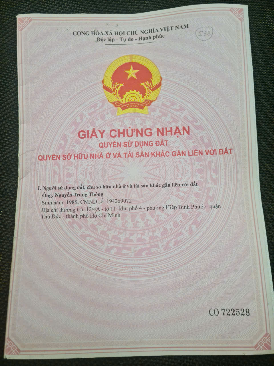  Bán đất mặt tiền đường Hồ Tùng Mậu – gần cổng sau dinh Thầy Thím – Tân Hải, Lagi, Bình Thuận cũ 