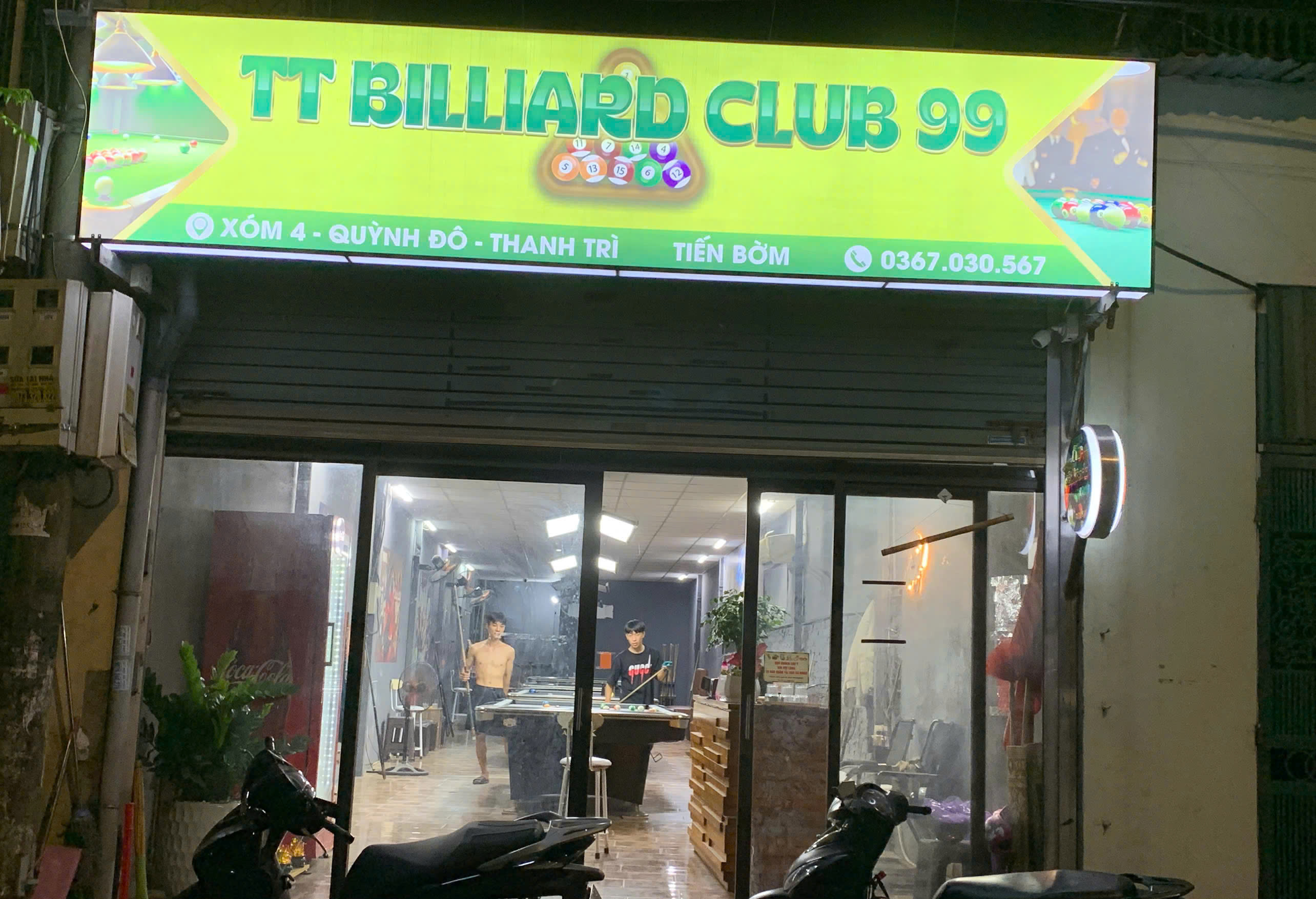  Do nhu công việc nhiều nên không có thời gian làm quán mình cần sang nhượng lại quán billard 99 