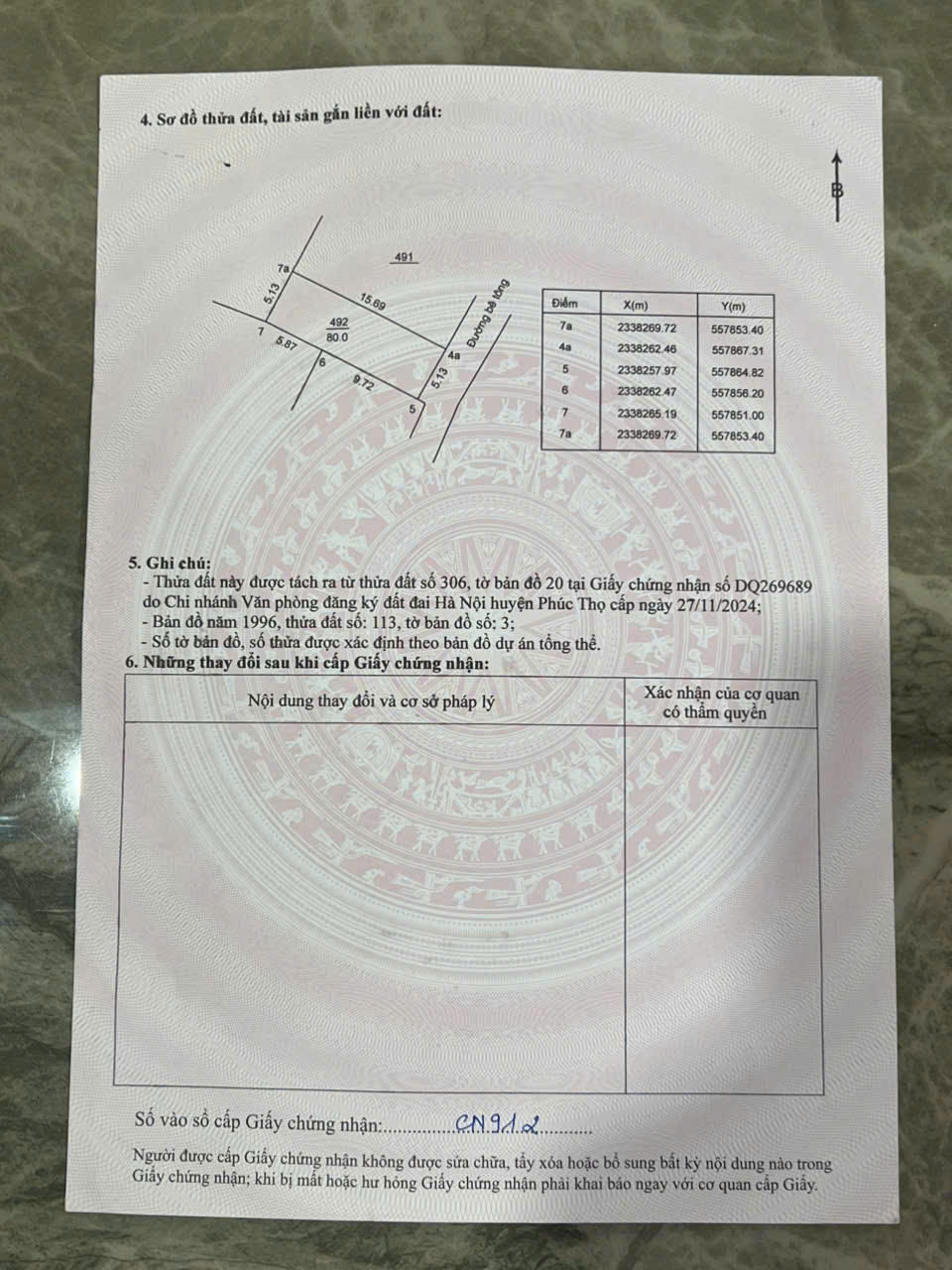  CẦN BÁN NHANH 80M2 ĐẤT #VÕNG XUYÊN _ #PHÚC THỌ _ HÀ NỘI. 