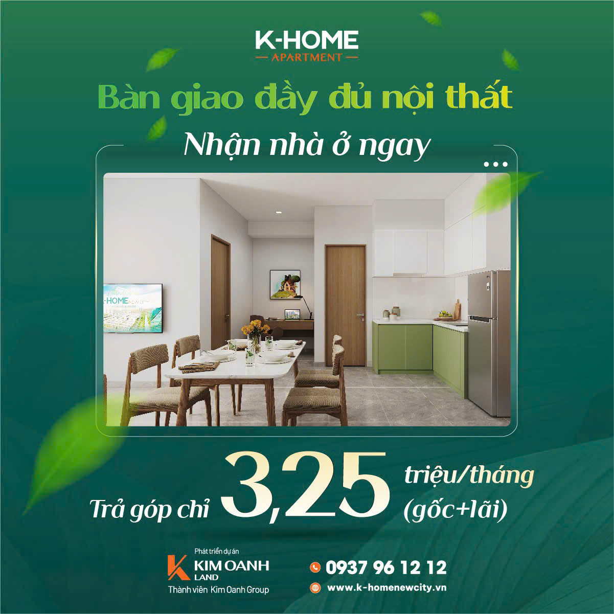  Chỉ từ 978 triệu sở hữu căn hộ K‑Home chuẩn Singapore, full tiện ích nội khu 