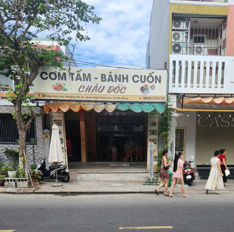  Sang Quán Ăn Mặt Tiền – Địa Chỉ 36, Đường Mai Thúc Lân, Phường Mỹ An, Quận Ngũ Hành Sơn, Đà Nẵng 
