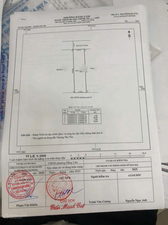  Bán 02 lô đất tuyến 2 Trung Lực, Hải An 