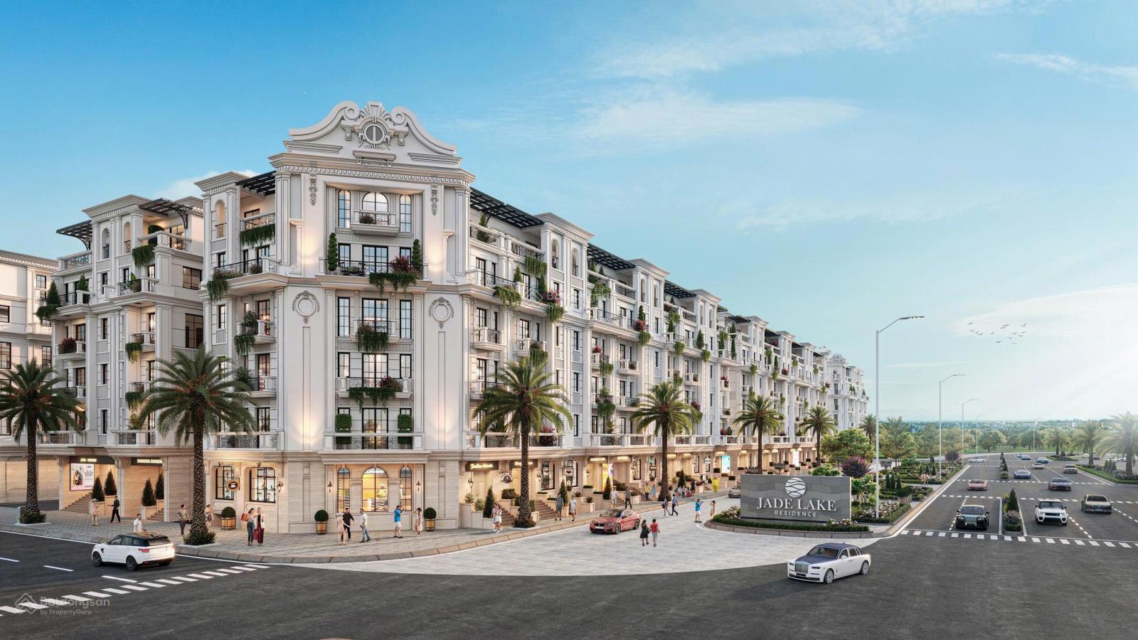  Bán căn Liền kề 102m2, MT 6m, đường 13m, có vay bank- Dự án Jade Lake Residence 