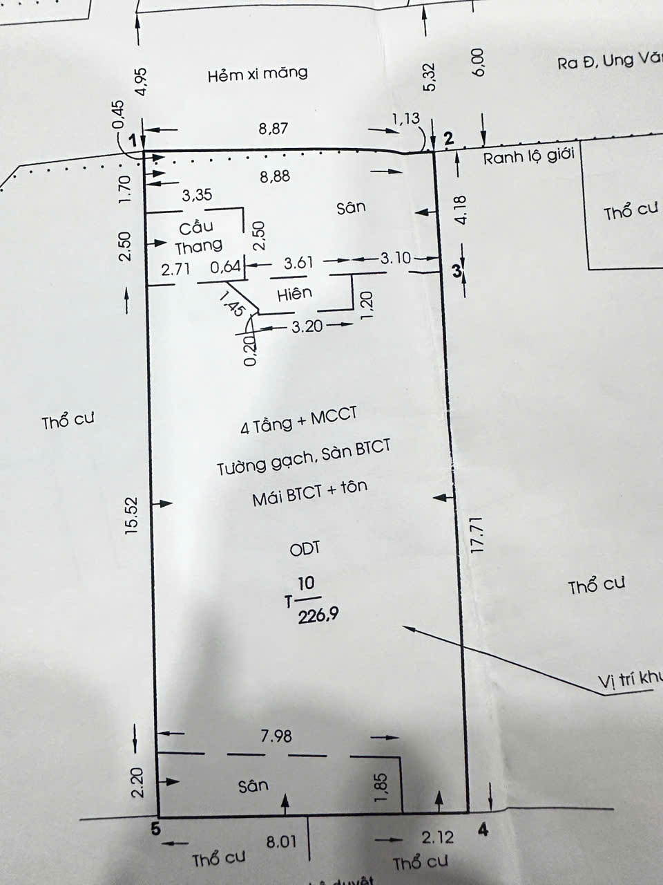  Chính Chủ Bán Hxh Ung Văn Khiêm, P.25, Q. Bình Thạnh, Dt: (10 X 22m), Giá Chỉ 36 Tỷ, Tell: O911.16O.692 