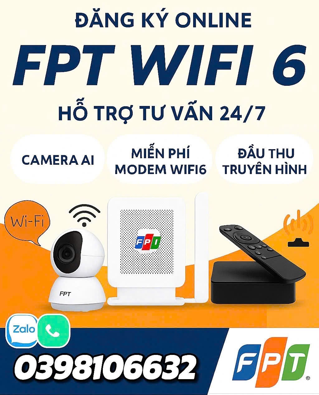  Lắp Đặt WiFi 6 FPT – Công Nghệ Mới Nhất 2025 - Trải Nghiệm Công Nghệ Wifi 6 Siêu Tốc 