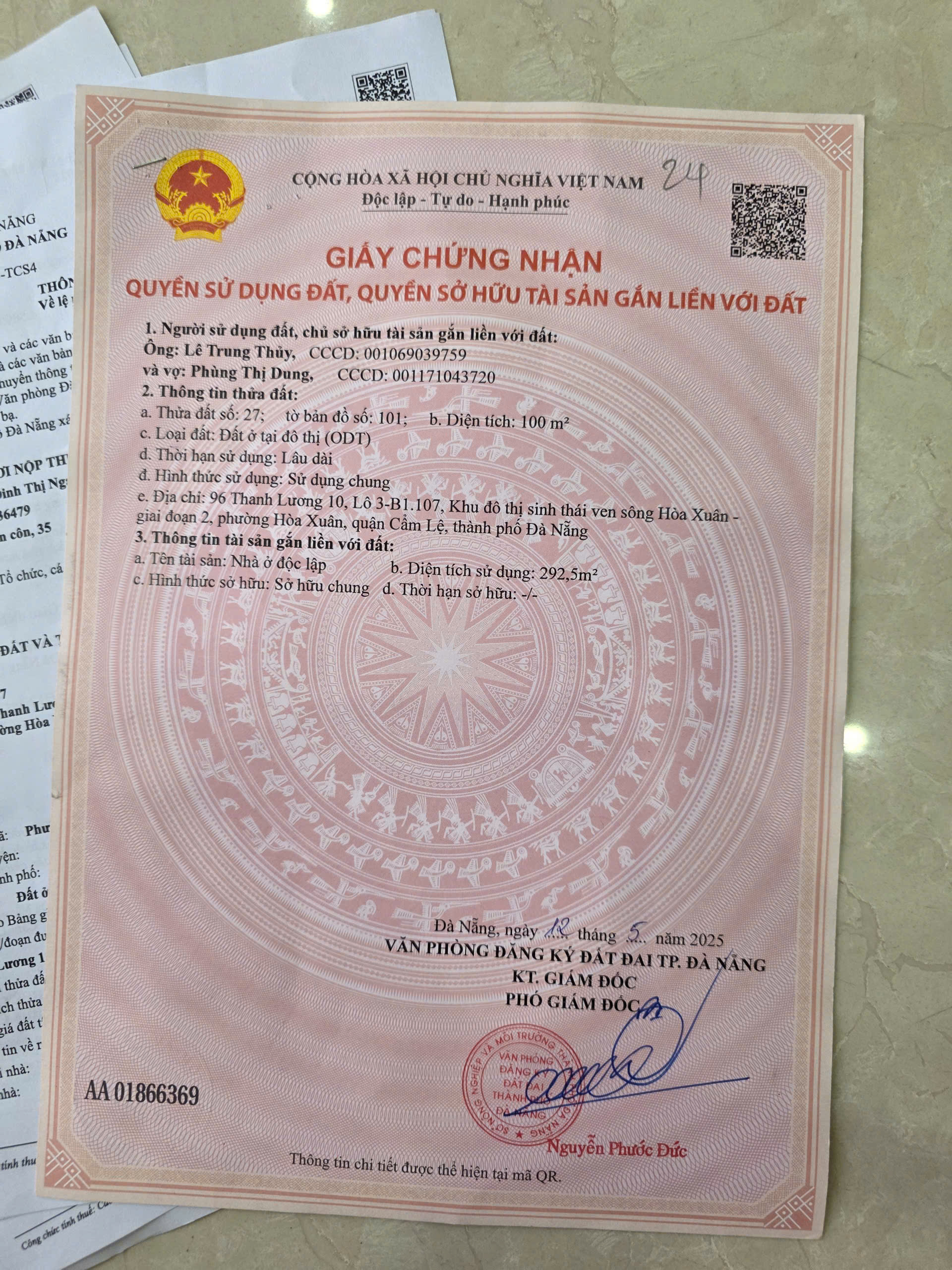  Chính chủ Bán nhà 96 Thanh Lương 10 Hoà Xuân, Cẩm Lệ, Đà Nẵng 