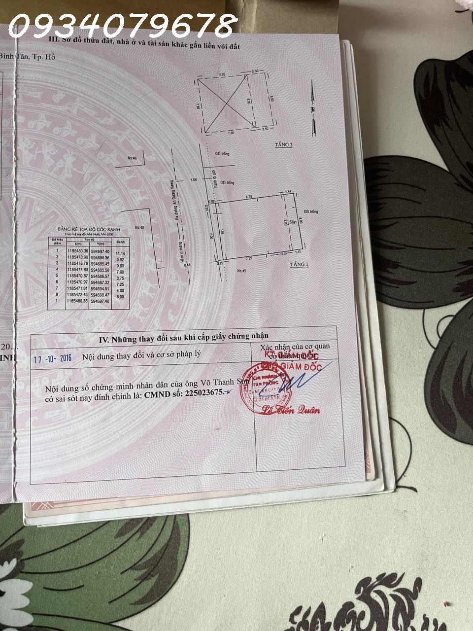  bán nhà cấp 4, Bình Tân, sg 