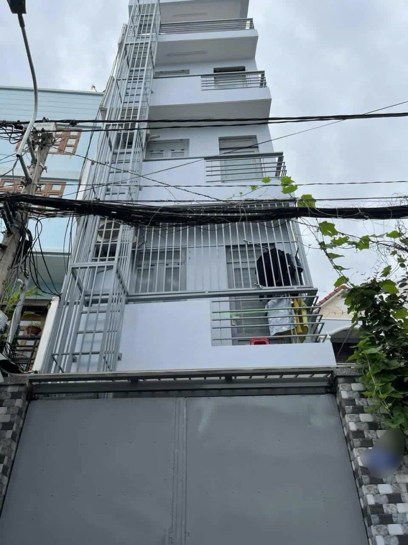  Bán nhà đường Số 6, Linh Tây, Thủ Đức. DT 62m2, 5 tầng, 8 PN, sổ hồng. Giá 7.69 tỷ. 