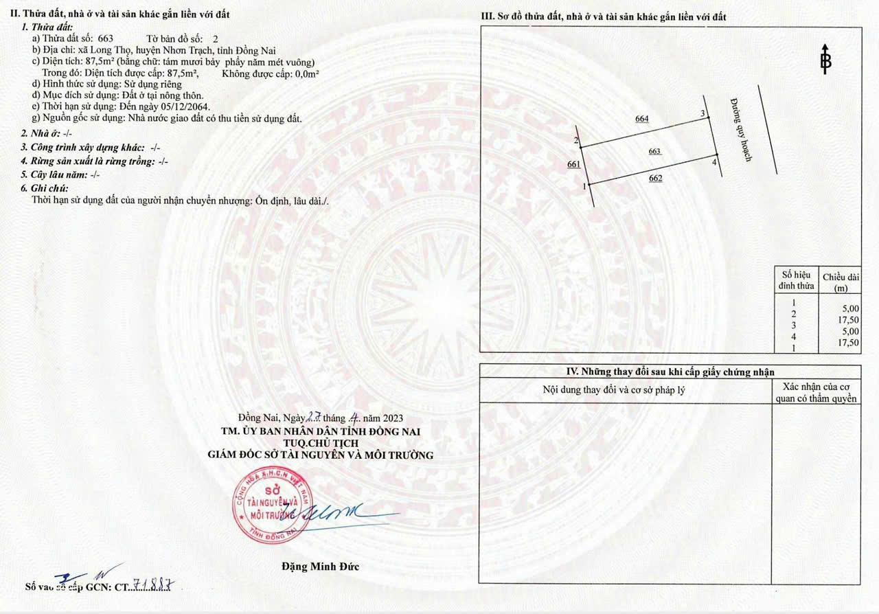  Đất đẹp nhơn trạch - Dưới 3 tỷ - Cạnh khu thương mại lớn 