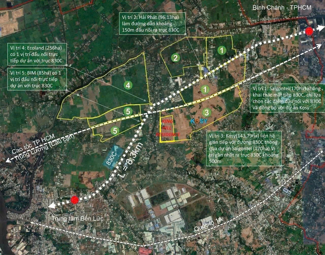  KING HILL – CUỐI TUẦN NÀY, CƠ HỘI VÀNG KHÔNG LẶP LẠI! BÁN 3 LÔ LIỀN KỀ TẠI Thạnh Phú, Bến Lức, Long An 