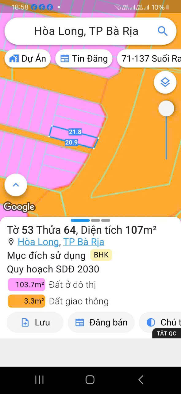  Duy nhất lô góc thoát hiểm 2 mặt tiền trục đường 46m gần biệt thự trắng 