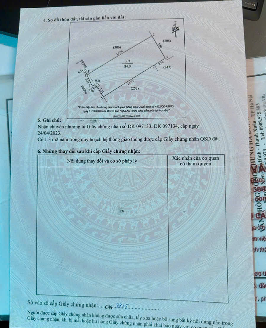 BÁN NHÀ 84m2 MẶT ĐƯỜNG BỜ KÊNH HÀ HUY TẬP – ĐỐI DIỆN CÔNG VIÊN 