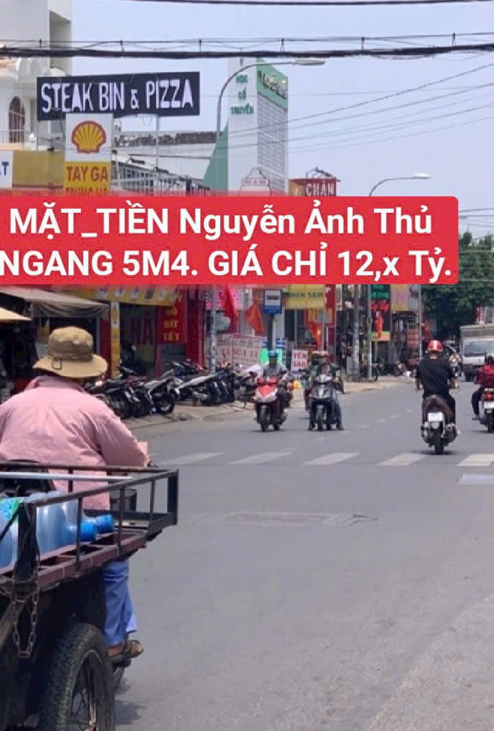  GIẢM GIÁ SỐC – BÁN GẤP VỀ MỸ MT NGUYỄN ẢNH THỦ, HIỆP THÀNH, Q12 GIÁ RẺ 
