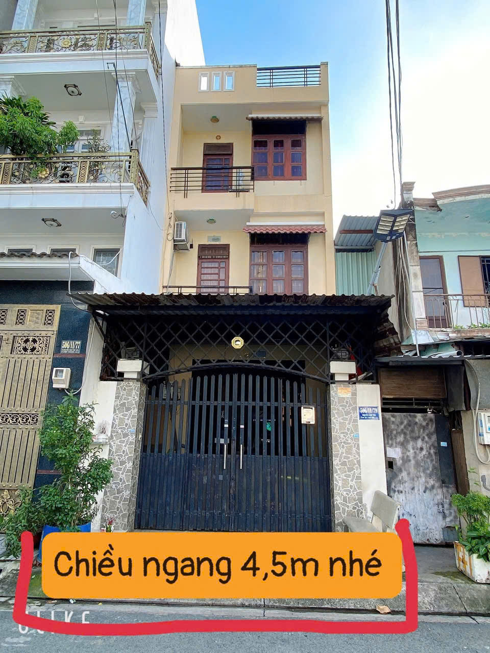  NHÀ (4.5x20) MẶT TIỀN TRẦN QUANG CƠ, P.TÂN THỚI HIỆP GIÁ SỐC: 6.36 TỶ 