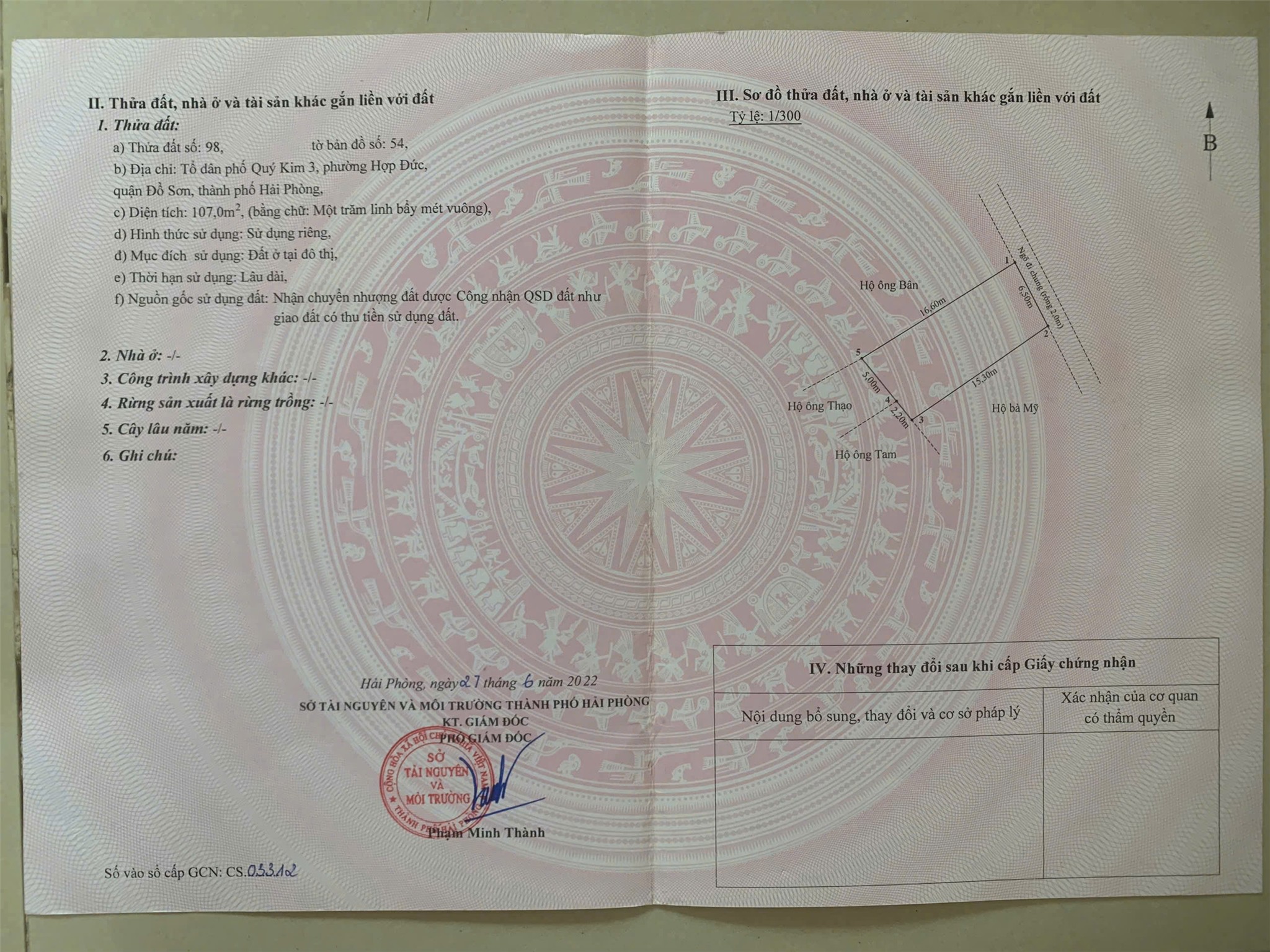  LÔ 107M² GIÁ RẺ HIẾM QUÝ KIM 3 – HỢP ĐỨC, ĐỒ SƠN – SỔ ĐỎ SẴN – ZALO 0567 222 555 