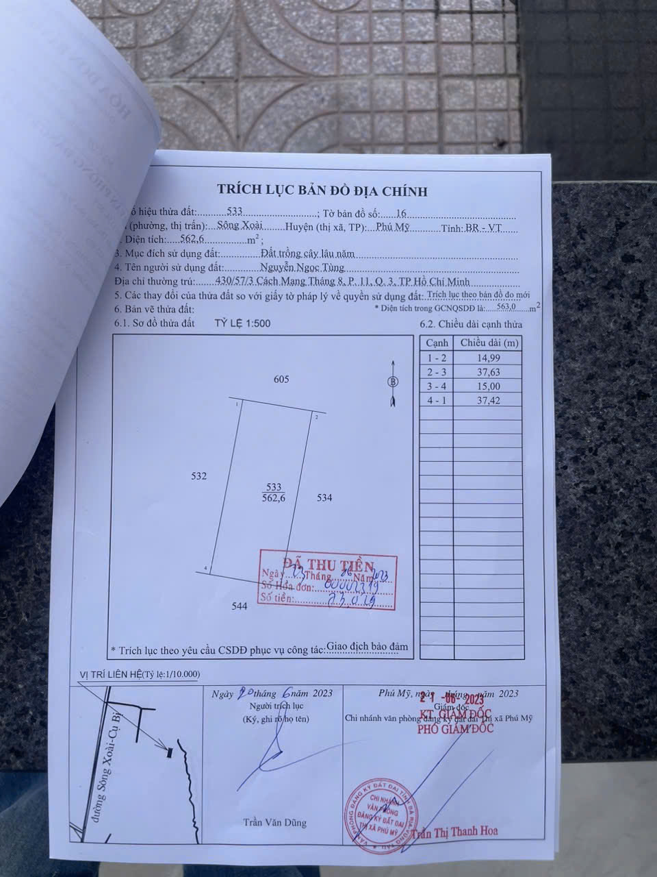  562mv cln sông soài chủ cần bán gấp chỉ 500tr thôi ạ 
