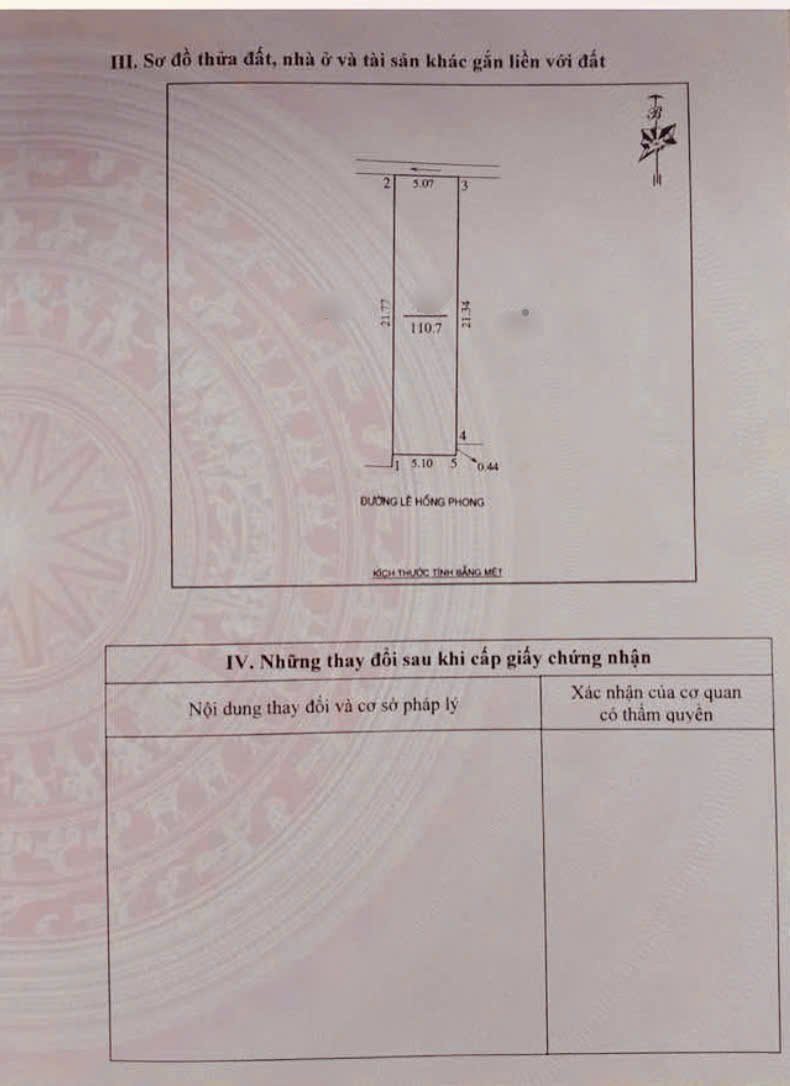  NHÀ 2 tầng 111m2 MẶT ĐƯỜNG LÊ HỒNG PHONG, TP Vinh  – VỊ TRÍ ĐẸP & HIẾM CÓ 