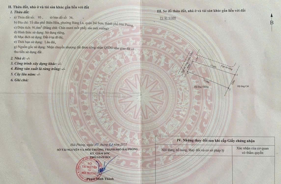  Lô góc hiếm giá chỉ hơn 1 tỷ trung tâm Bàng La, Đồ Sơn  ZALO 0567 222 555 